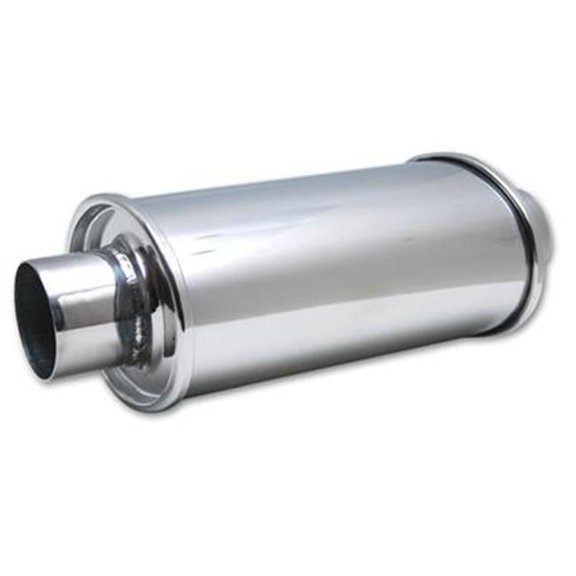 Vibrant 1141 Exhaust Resonator - Silver