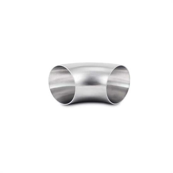Vibrant 13314 Stainless Steel 90 Degree Brushed Mandrel Bend 3.5
