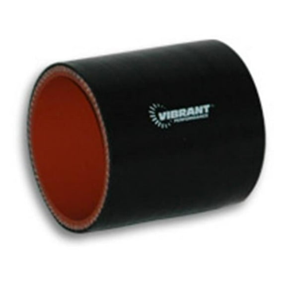 Vibrant 2714 4 Ply Reinforced Silicone Sleeve Connector- Black
