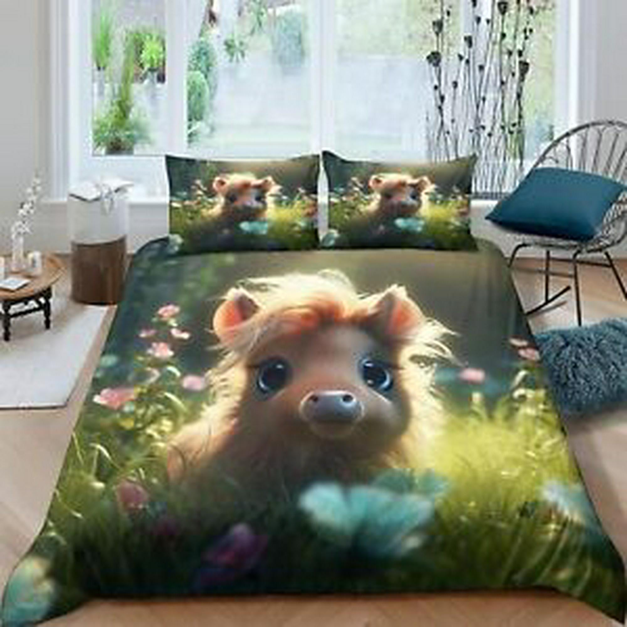 3pcs Cotton 3D Bedding Sets High Quality Soft Duvet Cover Bed Sheet Pillowcase Printed Bedclothes main image 1