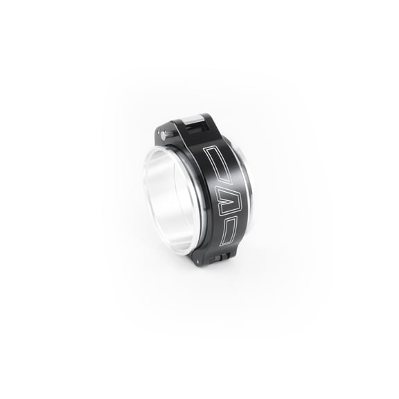 Vibrant 3in O.D. Aluminized HD 2.0 Clamp Assembly - Anodized Black