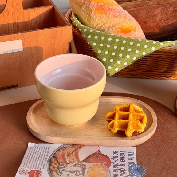 Vibrant 4-Color Handheld Ceramic Coffee Mug 300ml Gourd Cup for Hot Coffee Tea and Cold Beverages
