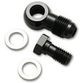 thumbnail image 1 of Vibrant -4AN Male Banjo Fitting 12mm x 1.5 Metric Aluminum + 2 Washers, 1 of 3
