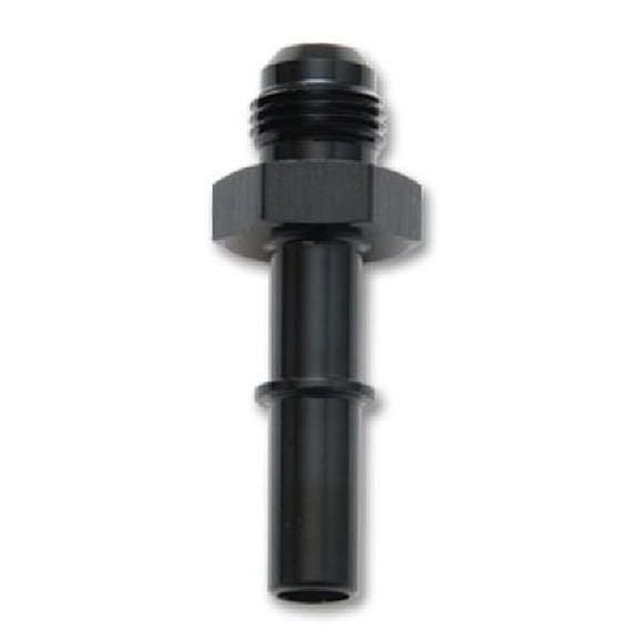 Vibrant -8AN to 5/16in Quick Connect Push On EFI Adapter Fitting - Black