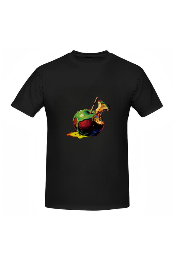Vibrant Abstract Apple Graphic Tee