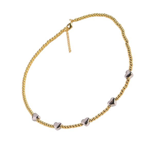 Vibrant Adjustable Alloy Heart Pendant Necklace For Women And Men Stylish Party Accessories Collarbone Chain Charm