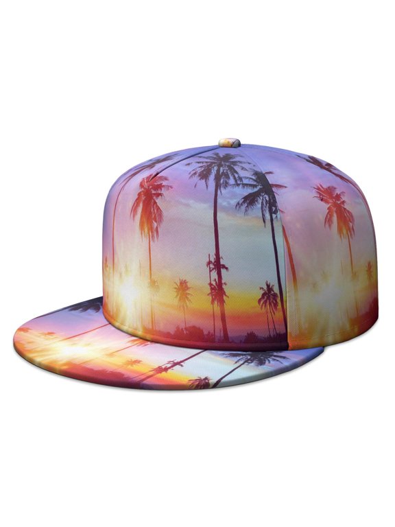 Vibrant Aesthetic Adjustable Hat - Unisex Classic Baseball Cap for Daily Wear & Outdoor Use | Boho Tropical Style