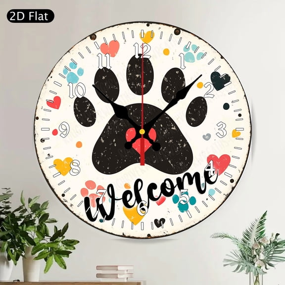 Vibrant African Ancestor Portrait Round Wall Clock, Remembering Our Heritage Art, Silent Black History Month Decor