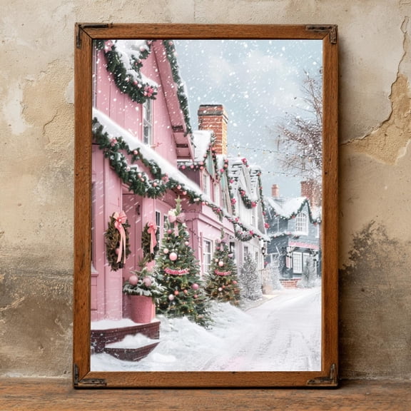 Vibrant Autumn Landscape Poster Rustic Fall Trees, Starry Night Reflection Art, Cottagecore Wall Decor, Wall Art 1461, Unframed Poster Size 12x18 F03.1.22l1902