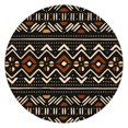 thumbnail image 1 of Vibrant Bohemian Floral Round Table Cover with Elastic Edging, Perfect Fit for 52-56 Inch Tables, Durable for Home Use, 1 of 7