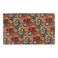thumbnail image 1 of Vibrant Boho Area Rug - Colorful Circular Pattern for Home Décor, 1 of 11