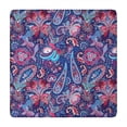 thumbnail image 1 of Vibrant Boho Floral Elastic Tablecloth for Square Table Settings, 1 of 6