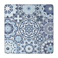 thumbnail image 1 of Vibrant Boho Pattern Tablecloth with Stretch Fit Design for 34 Inch Square Indoor Outdoor Table Protection, 1 of 6