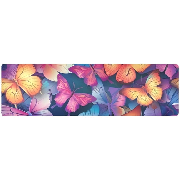 Vibrant Butterflies Trivets Hot Pad Rectangle Pots Holder Kitchen Pans Mat Placemats for Cooking Baking Counter