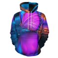 thumbnail image 1 of Vibrant Butterfly Reflection Art 3D Print Hoodie Men Women Autumn Thin Pullover Sweatshirt Vintage Streetwear Tops, 1 of 6