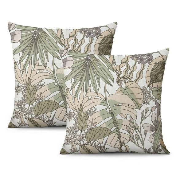 Vibrant Carpet Inspired Boho Pillow Covers - Super Soft 18x18 Inch Ethnic Cushion Covers for Living Room, Bedroom, Bed Cushion or Outdoor Decorations(Pack of 2)