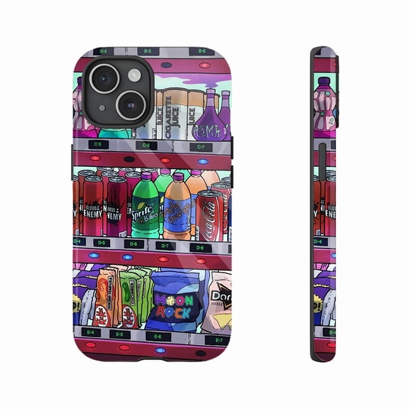 Vibrant Cartoon Print Phone Case for Teens & Young Adults – Durable Shockproof Design, Compatible with iPhone 11/12/13/14/15/16 (Pro Max/Plus)