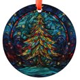 thumbnail image 1 of Vibrant Christmas Tree Ornament, Holiday Tree Decoration, Unique Christmas Ornament, Colorful Festive Decor, Gift Idea, Holiday Keepsake, Xmas Tree Hanging Decoration, Seasonal Gif, 1 of 5