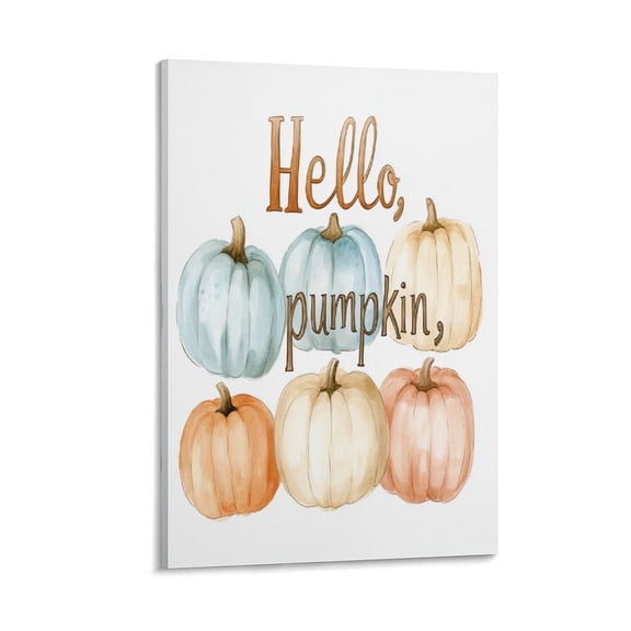 Vibrant Cityscape of Autumn Fun Canvas Wall Art for Bedroom Welcome Halloween Thanksgiving Canvas Prints Wall Art for Home Office Store Wedding Church Canvas Prints 20x30inch Framed