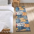 thumbnail image 1 of Vibrant Color Cute Cats Runner Area Rug 2x6 Soft Non-Slip Washable Bedside Carpet for Hallway Bedroom Living Room Home Decor, 1 of 8
