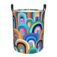 thumbnail image 1 of Vibrant Color Hues Painting Laundry Hamper Medium Storage Basket/Toy Organizer/Dirty Clothes Bucket, 1 of 5