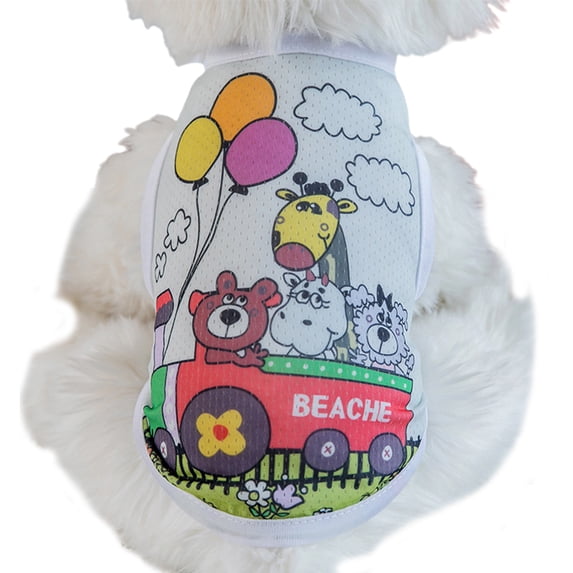 Vibrant Color Pet Vest - Wear Resistant Tear-Resistant - Polyester Dogs Costume - Puppy Shirt - for Home Wear