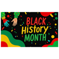thumbnail image 1 of Vibrant Colorful Black History Month Banner with Hand and Star Elements Backdrop Decorations for Community Events Cultural Celebrations Educational Gatherings Party Decor and Photography Props, 1 of 8