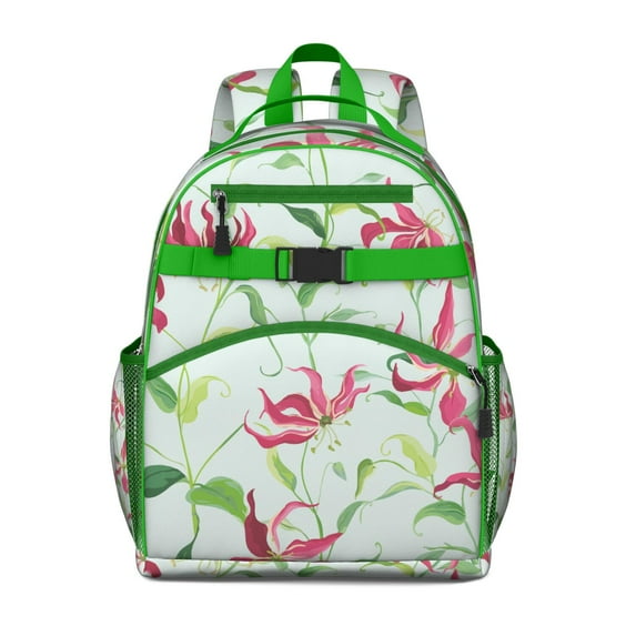 Vibrant Colorful Boho Waterproof Backpack - Breathable Commuter Bag for Students
