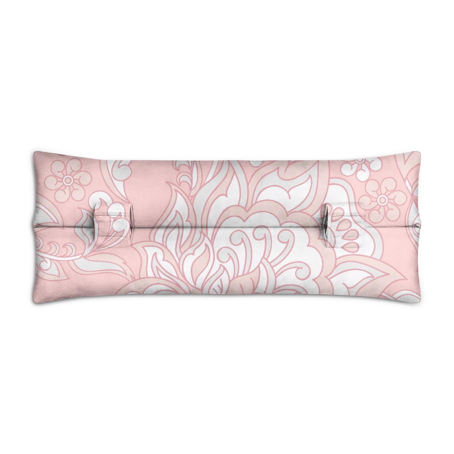 Vibrant Colorful Paisley Seatbelt Cushion - Post Surgical Mastectomy Pillow for Women - Bohemian Floral Pressure Relief Pad