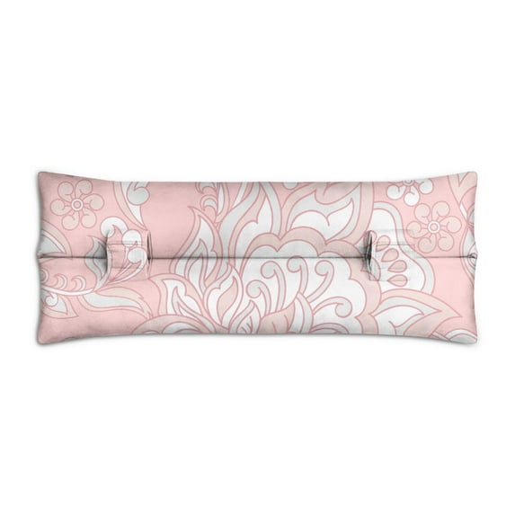 Vibrant Colorful Paisley Seatbelt Cushion - Post Surgical Mastectomy Pillow for Women - Bohemian Floral Pressure Relief Pad