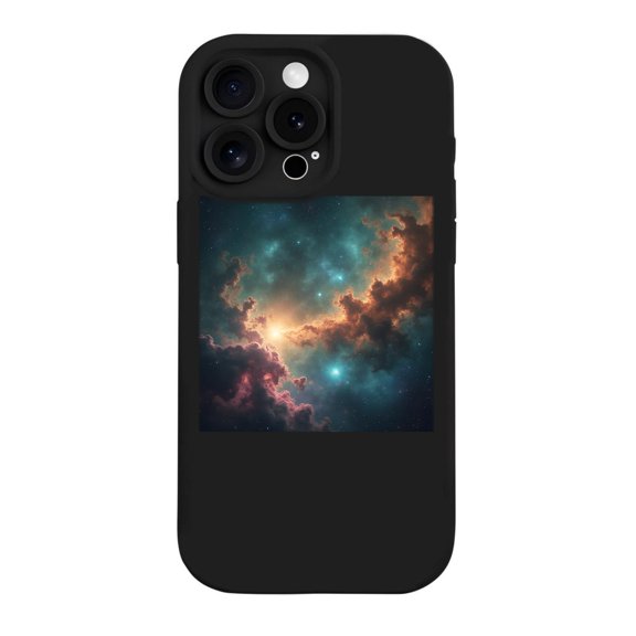 Vibrant Cosmic Design iPhone 15 Pro Case - Lightweight Yellowing Resistant 3 Camera Lens Cutouts Deep Space Aesthetic