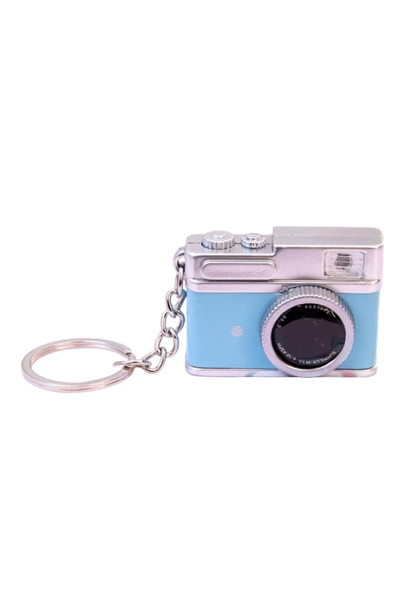 Vibrant DSLR Camera Glowing Keychain with Flashing Sound for Photography Gifts and Night Parties