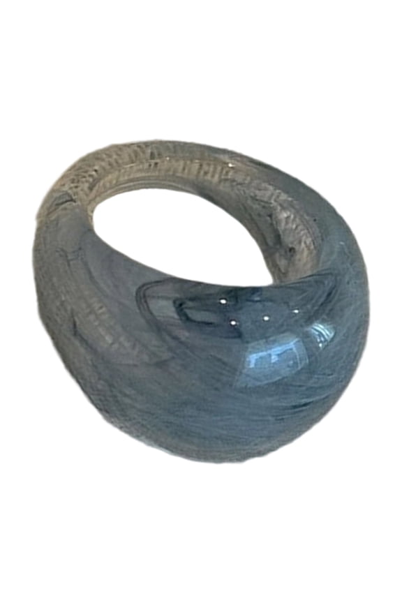 Vibrant Dome Shaped Resin Rings Vibrant Dome Resin Rings Wide Thick Design Stackable Hand Rings Accessories