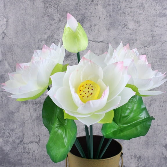 Vibrant & Elegant Artificial Lotus Flowers: Stunning Décor for Any Space!