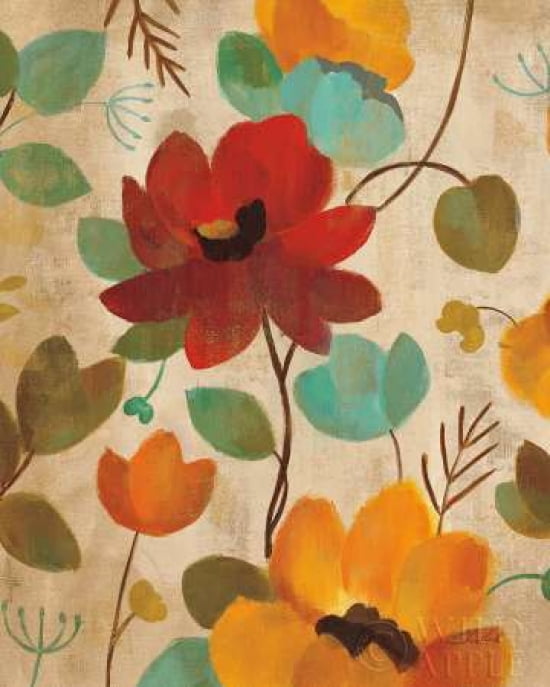 Vibrant Embroidery II Canvas Art - Silvia Vassileva (24 x 30)