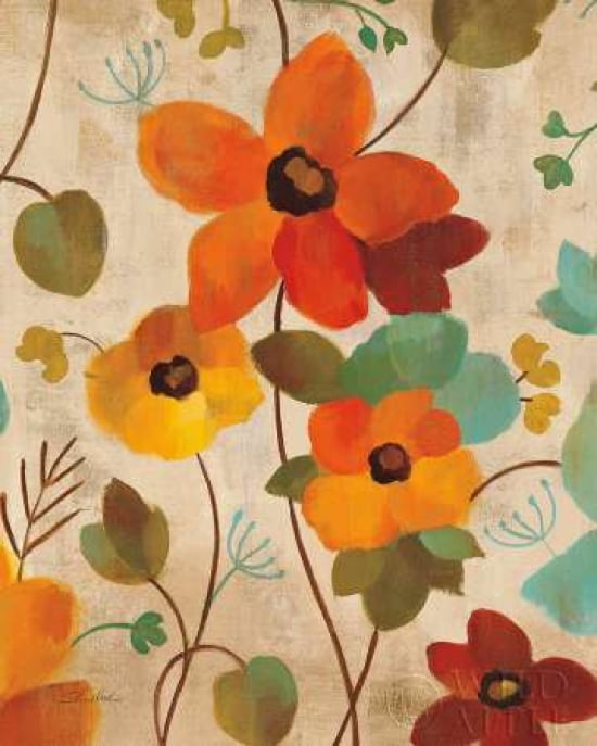 Vibrant Embroidery III Canvas Art - Silvia Vassileva (24 x 30)