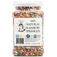 Vibrant and Flavorful Natural Rainbow Sprinkles DairyFree, NutFree