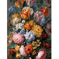 thumbnail image 1 of Vibrant Floral Arrangement Canvas Wall Art for Living Room Bedroom Dining Room Office Entryway Home Decor, 1 of 8