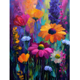 thumbnail image 1 of Vibrant Floral Impressionist Canvas Art, Perfect Wall Decor for Living Room Bedroom Dining Room Office Hallway, 1 of 8