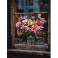 thumbnail image 1 of Vibrant Floral Impressionist Oil Painting Canvas Wall Art for Living Room Bedroom Dining Room Hallway Office Entryway, 1 of 8