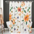 thumbnail image 1 of Vibrant Floral Shower Curtain - Style , Bright Colors, 1 of 5