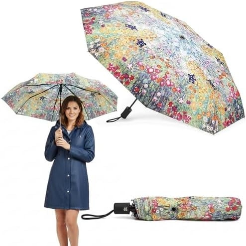 Vibrant Flower Garden Umbrella, 42