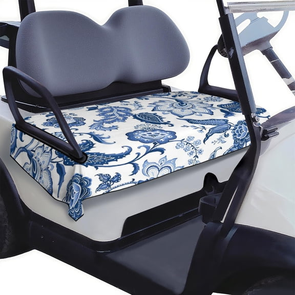 Vibrant Flowers 51" x 31" Golf Cart Bench Seat Cover, Adds a Pop of Color and Protection to Front Seats on Golf and Personal Carts