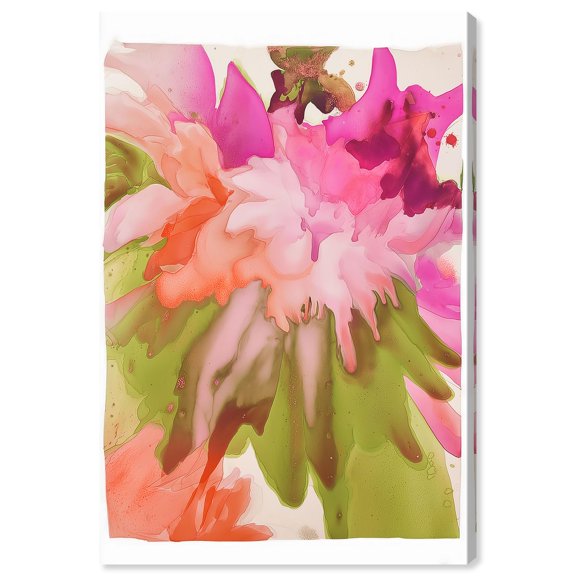 Vibrant Fluidity Floral IV Canvas Floral Abstract Art by Art Remedy, Gallery Wrapped, 10 x 15