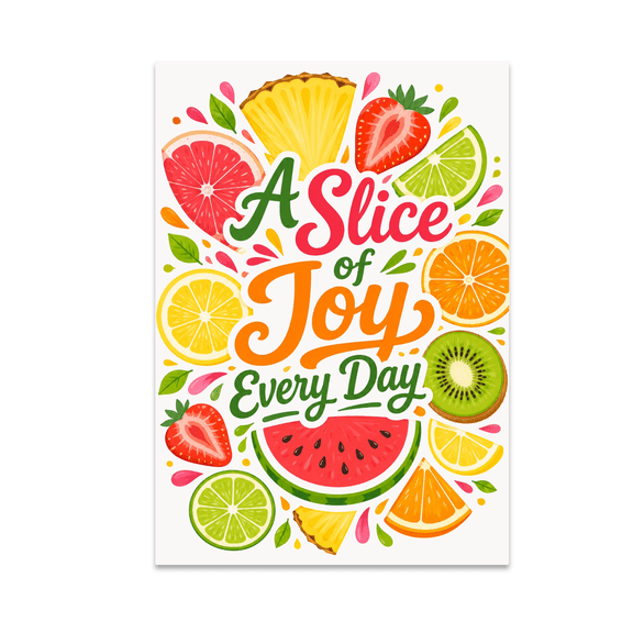 Vibrant Fruit Wall Art - Home Decor Enthusiast - 13x19 Poster Print