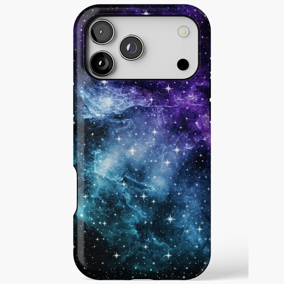 Vibrant Galaxy Nebula Starfield Cosmic Space Phone Case iPhone 17 through 11 Pro Max