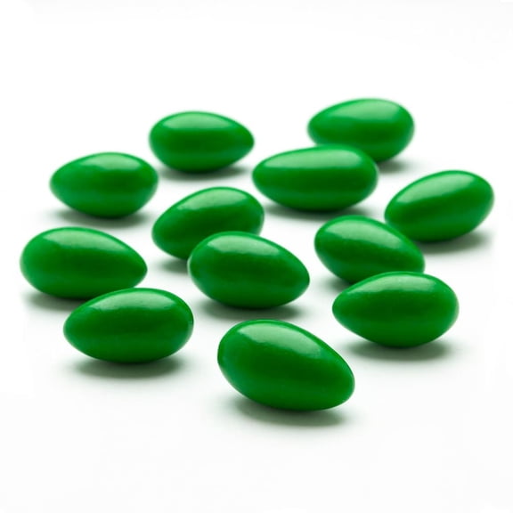 Vibrant Green Jordan Almonds - Half Pound (8 Ounces) - Gourmet Candy by CandyKorner