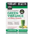 thumbnail image 1 of Vibrant Health, Green Vibrance Packets, Travel-Friendly Vegan Superfood Powder, 15 Packets, 1 of 9