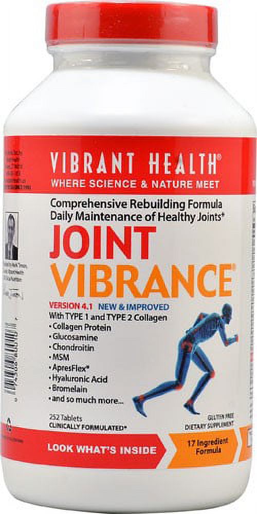 Vibrant Health Joint Vibrance 252 Tablets