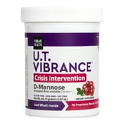 Vibrant Health, U.T. Vibrance Powder, Crisis Intervention for Urinary Tract Health, 5000mg D-Mannose, 10 Servings, 2.07 Ounces